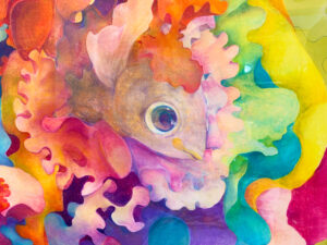 絵画ン作品『Connect for a batter tomorrow』の画像