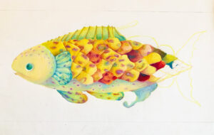 絵画作品『Connect for a batter tomorrow』の画像